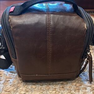 Golla Brown Leather Camera Bag